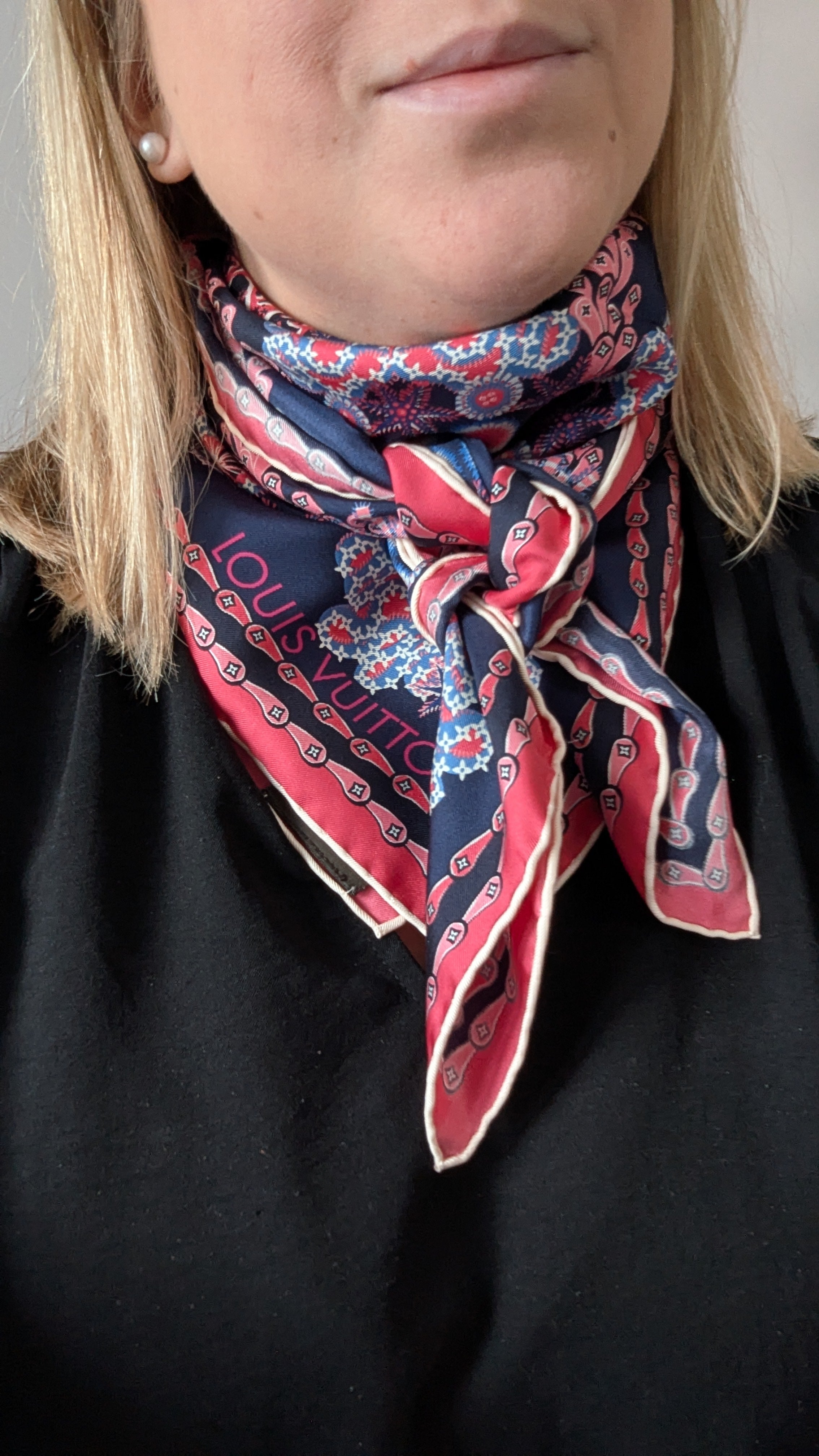 Louis Vuitton Scarf – Marine Motifs
