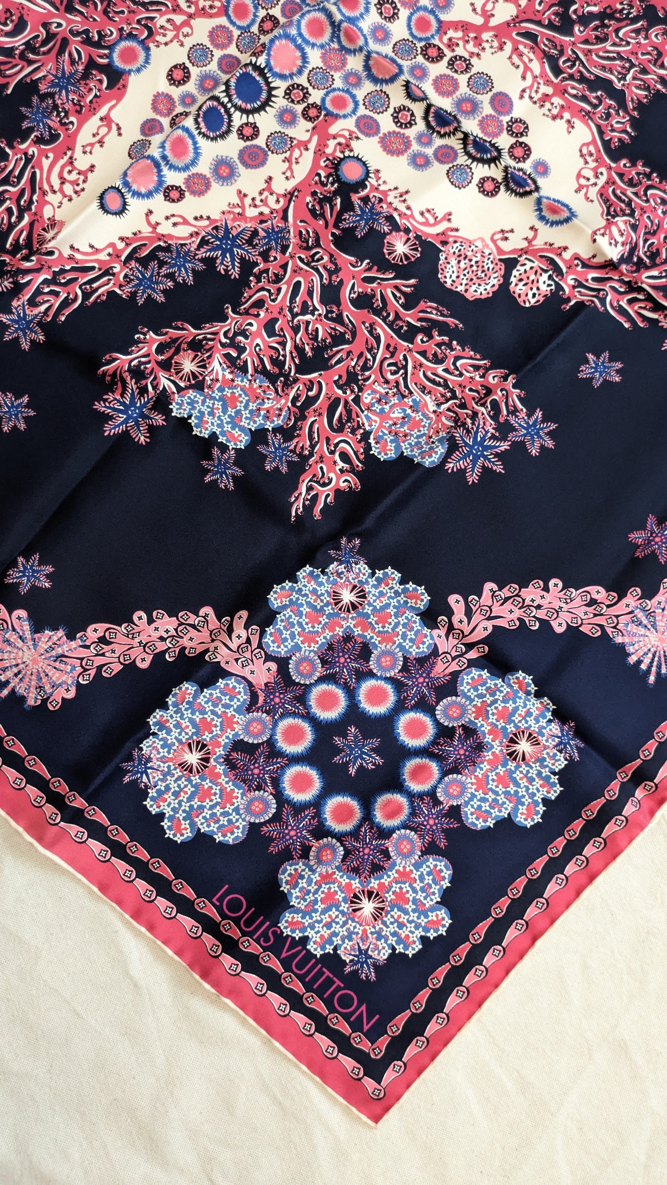 Louis Vuitton Scarf – Marine Motifs