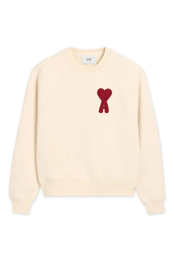 Ami Paris - Ami De Coeur Sweatshirt - Red Patch