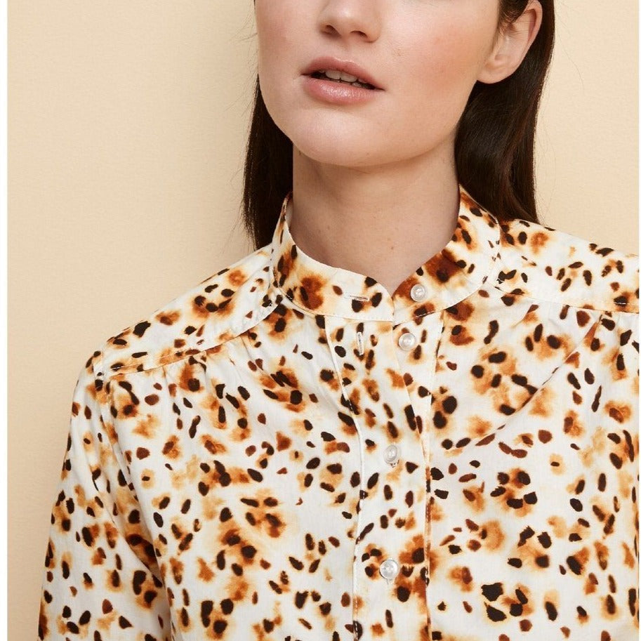 Robe-Chemise Imprimé Léopard - Imprimé Léopard - Femme