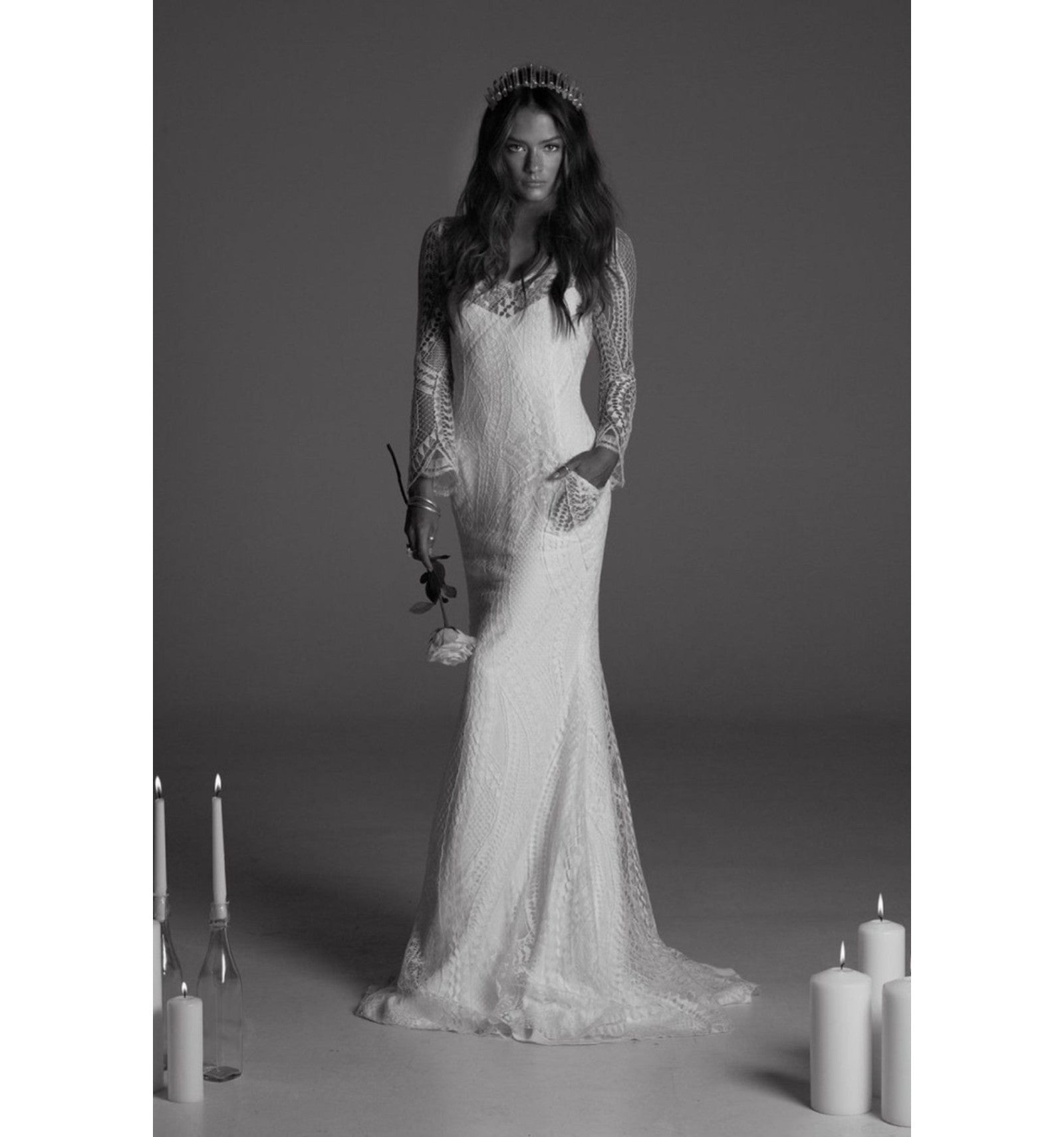 Vestido de Ceremonia Aleph - Blanco