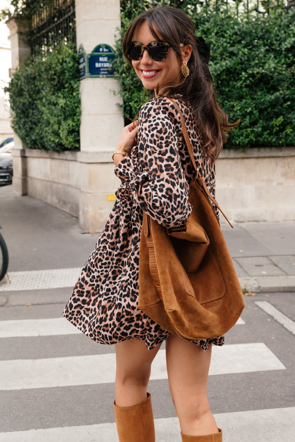 JEANINE JAGGER PRINT DRESS
