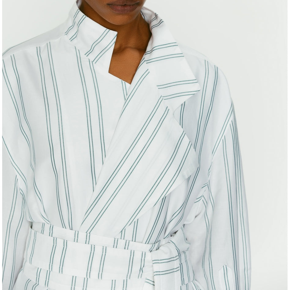 Margaux Lonnberg - Vestido Kate - Green Stripes