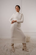 Plume Paris - Robe Maille Uma - Ecru