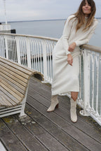 Plume Paris - Robe Maille Uma - Ecru