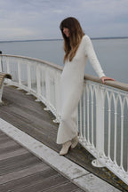 Plume Paris - Robe Maille Uma - Ecru