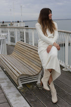 Plume Paris - Robe Maille Uma - Ecru