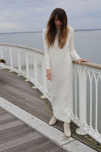 Plume Paris - Robe Maille Uma - Ecru