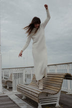 Plume Paris - Robe Maille Uma - Ecru