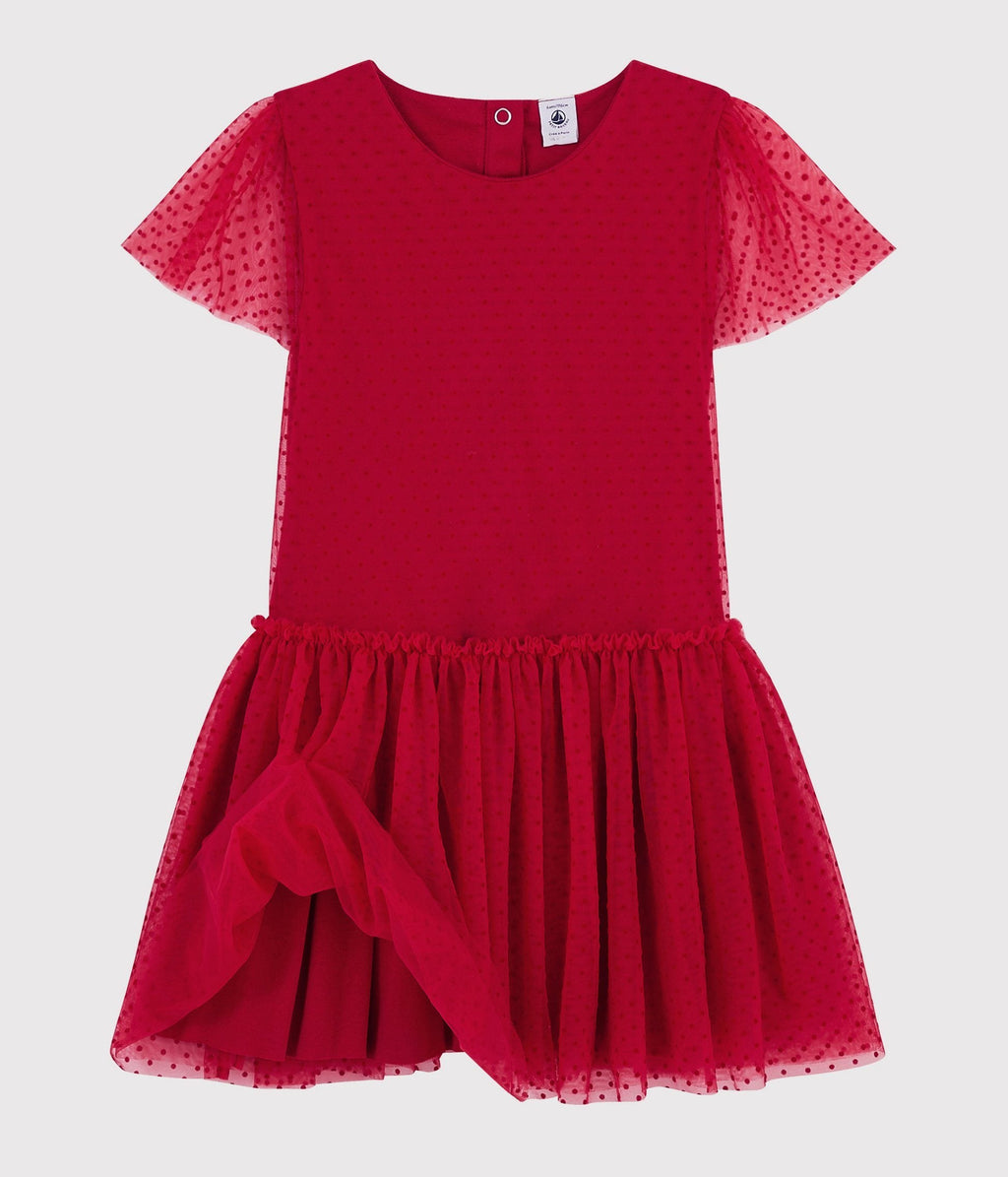 Vestido Manga Corta - Terkuit - Niño Niña