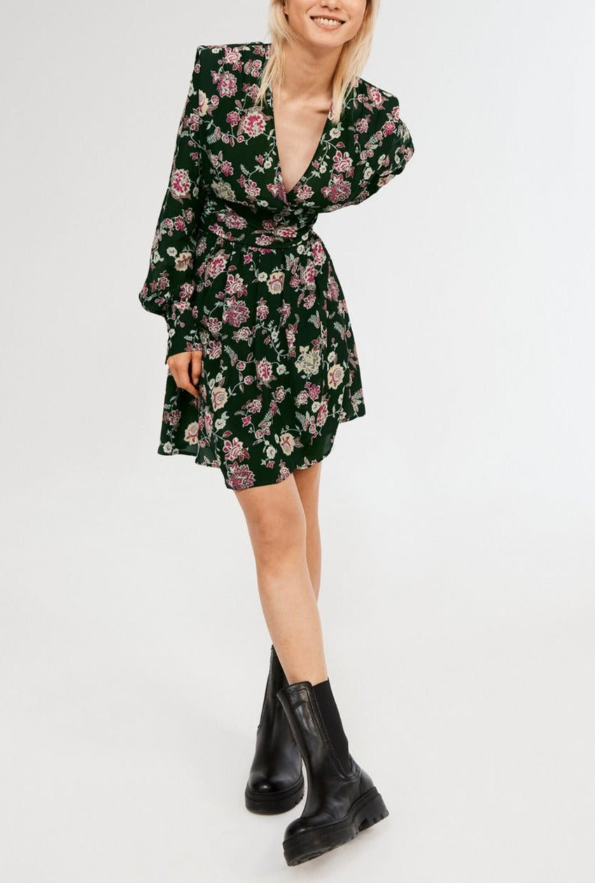 Claudie Pierlot - Vestido Reflex - Print Fonce