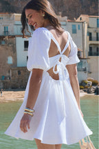 Vestido Regula Gasa Blanco