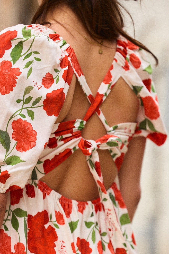 Robe Régula Imprimé Dahlia
