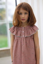 Robe Renée - Enfant Fille - Vieux Rose