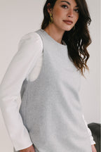 Romine Grey Wool Dress