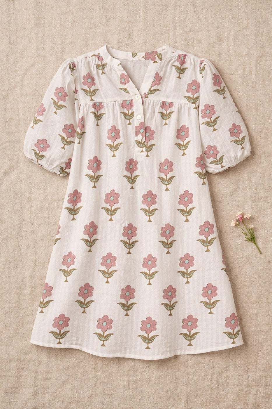 Romy Maxi Flowers Dress - Girl