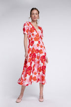 Vestido Anna Flor Roja