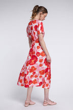 Vestido Anna Flor Roja