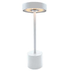 Roby - Lampe De Table Sans Fil - Acier - Blanc
