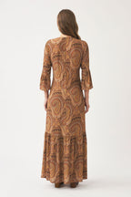 Vestido Largo Rocío - Camel