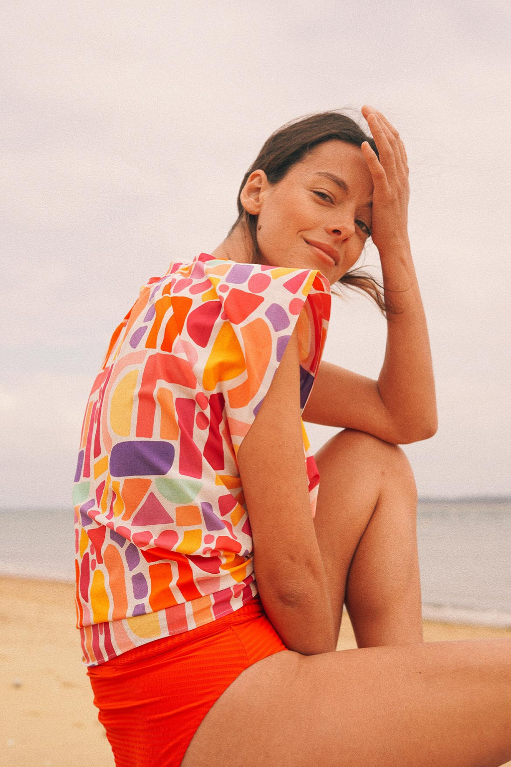 Ettore Polychrome Pink Top