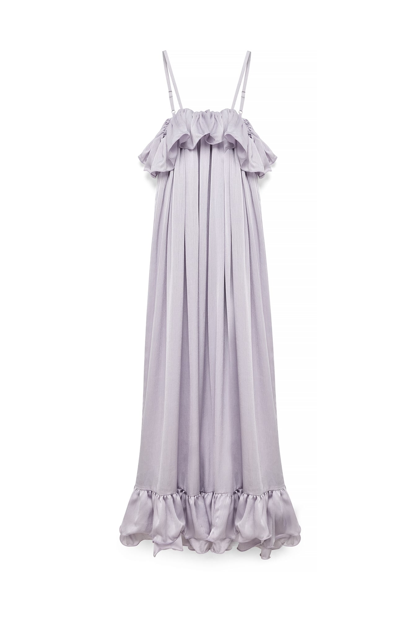 Ample Violet Tiered Maxi Dress