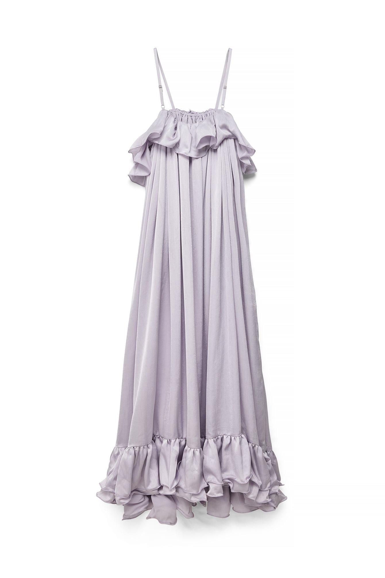Ample Violet Tiered Maxi Dress