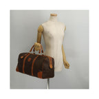 Celine - Sac À Main Boston Large Pvc - Marron