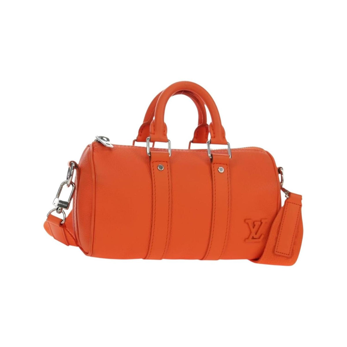 Louis Vuitton - Sac Porté Épaule City Keepall Cuir - Orange
