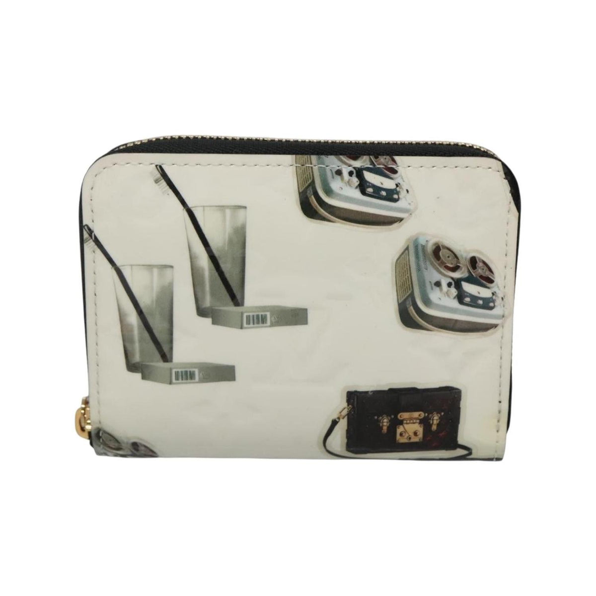 Louis Vuitton - Portfel ze skóry lakierowanej Nicolas Ghesquière Zippy - Biały