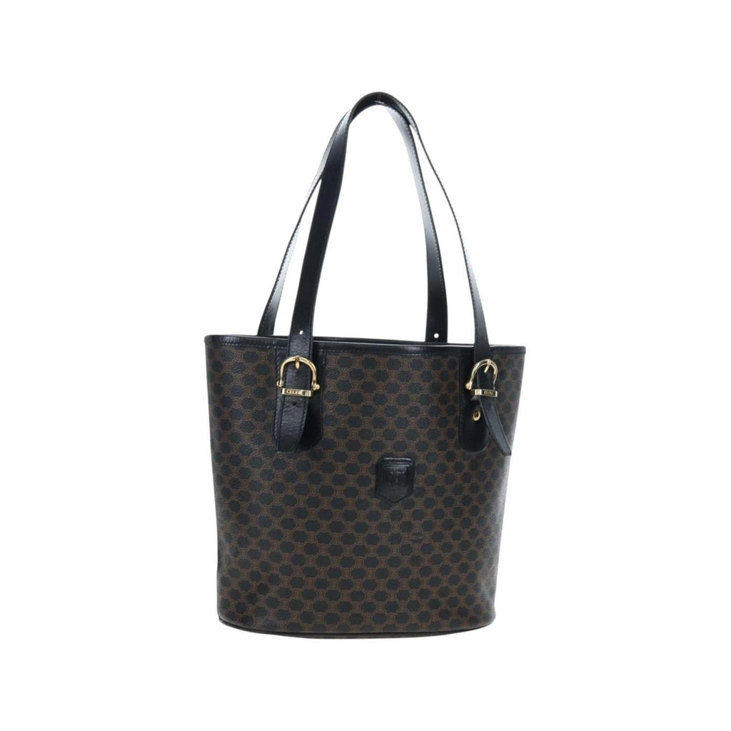 Celine - Sac Porté Épaule C Macadam Tote Pvc - Noir