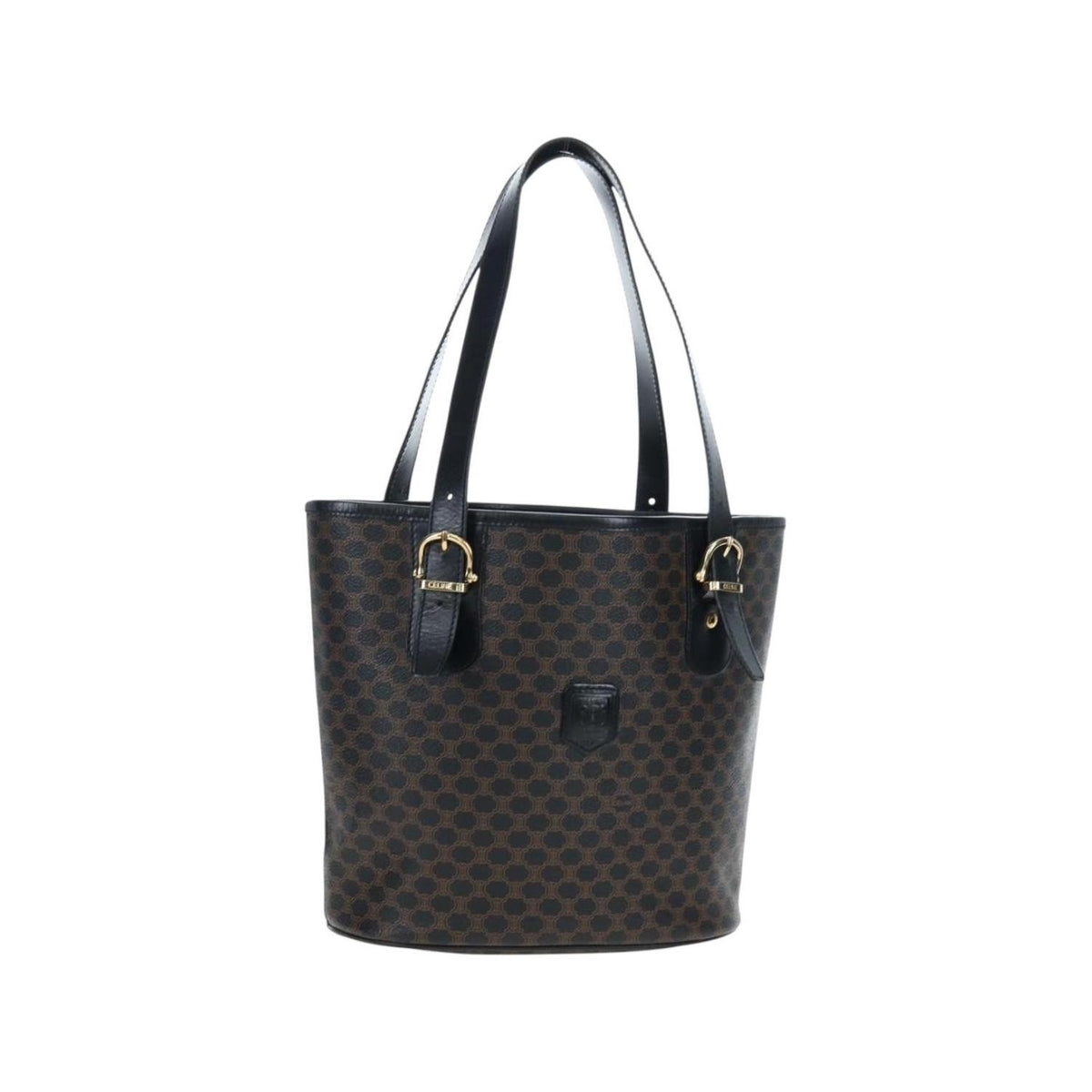 Celine - Sac Porté Épaule C Macadam Tote Pvc - Noir