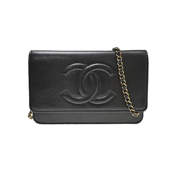Chanel - Pochette Wallet On Chain 19 Cuir - Noir