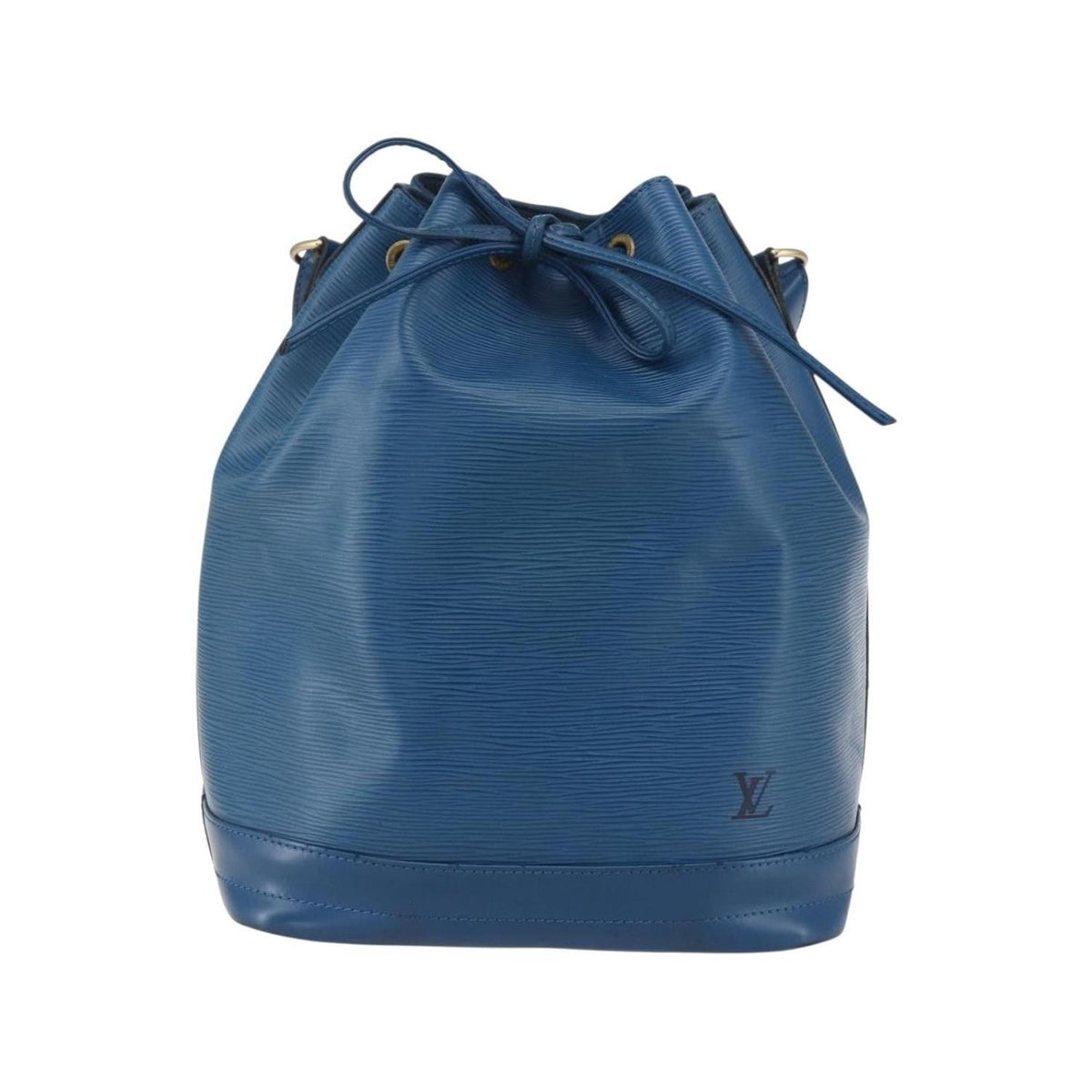 Louis Vuitton - Sac Porté Épaule Noe Large Cuir - Bleu