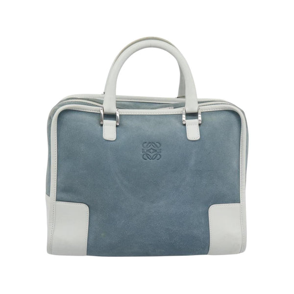 Loewe - Sac À Main Amazona 28 Daim - Bleu