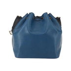 Louis Vuitton - Bicolour Petit Noe shoulder bag in leather - Blue