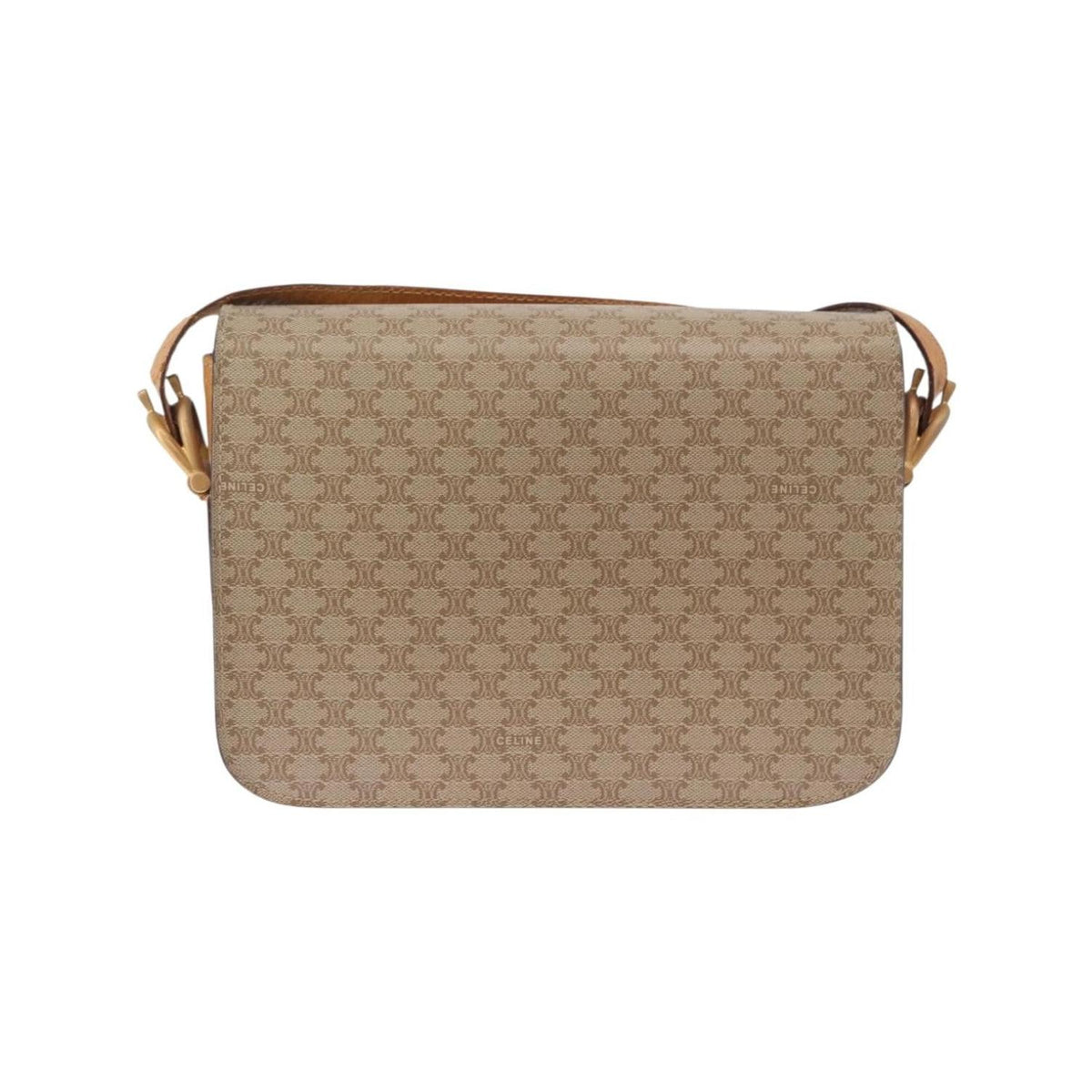 Celine - Sac Porté Épaule Macadam Small Toile - Beige