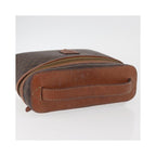 Celine - Pochette Macadam Vanity Toile - Marron