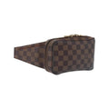 Louis Vuitton – Torba na ramię Geronimos Waist z płótna – Brązowa