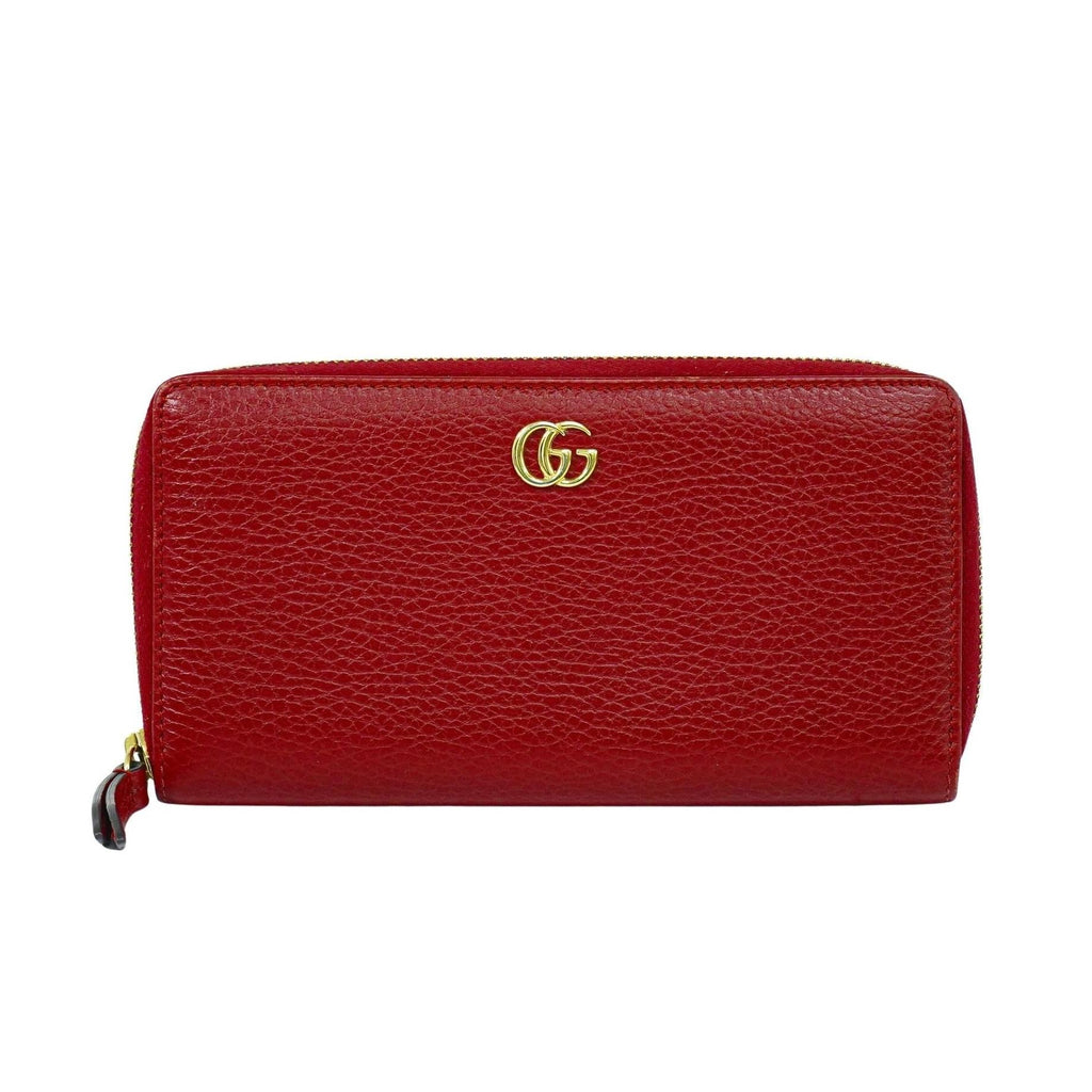 Gucci GG Marmont Zip Around Wallet Leather Product Image
