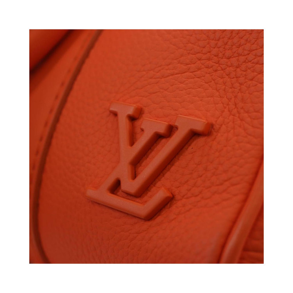 Louis Vuitton - Sac Porté Épaule City Keepall Cuir - Orange