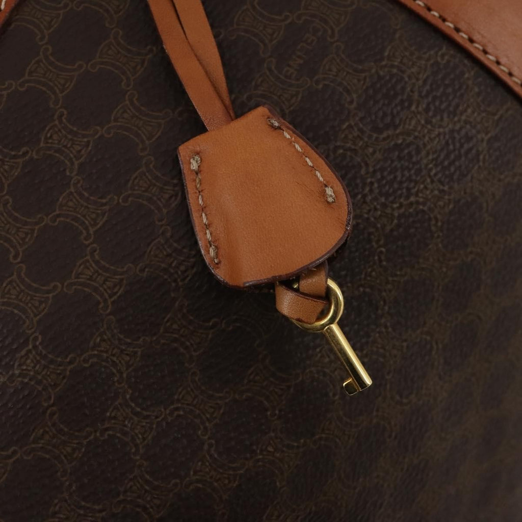 Celine - Sac À Main Boston Large Pvc - Marron