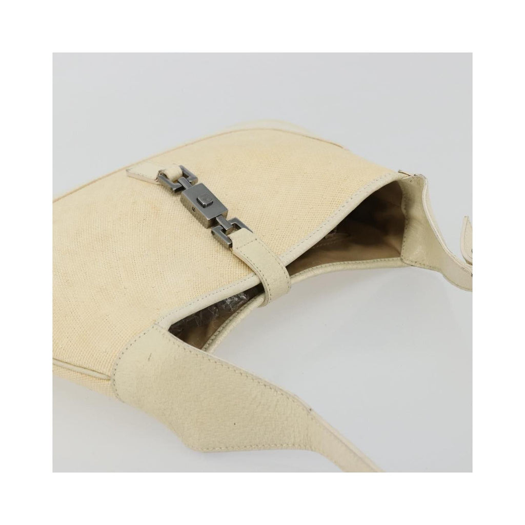 Gucci - Sac À Main Vintage Jackie Shoulder Toile - Beige