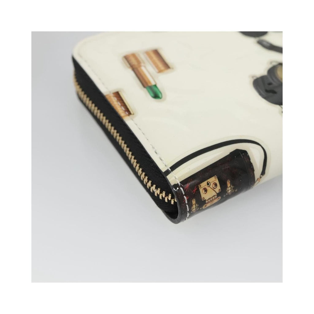 Louis Vuitton - Portfel ze skóry lakierowanej Nicolas Ghesquière Zippy - Biały