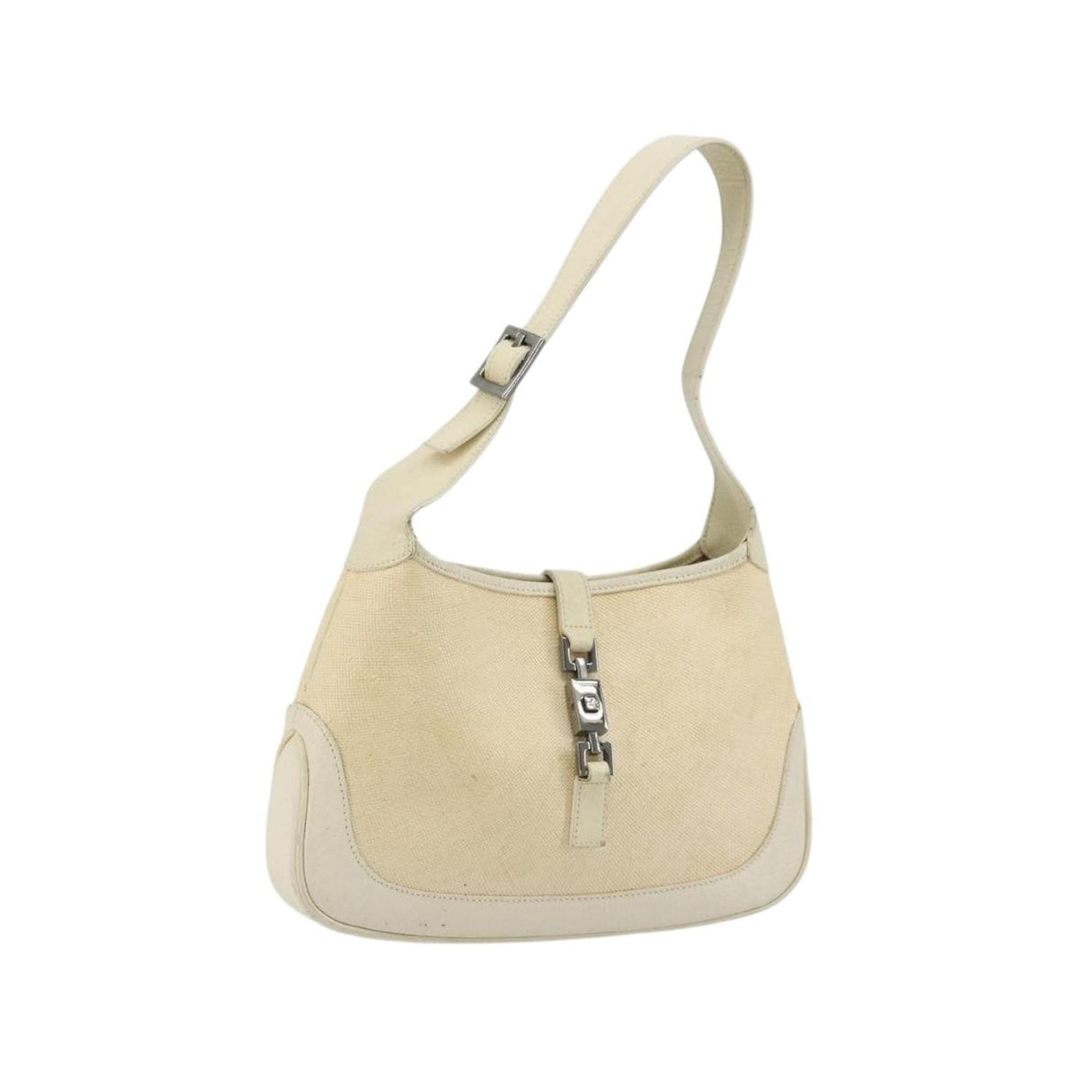 Gucci - Sac À Main Vintage Jackie Shoulder Toile - Beige