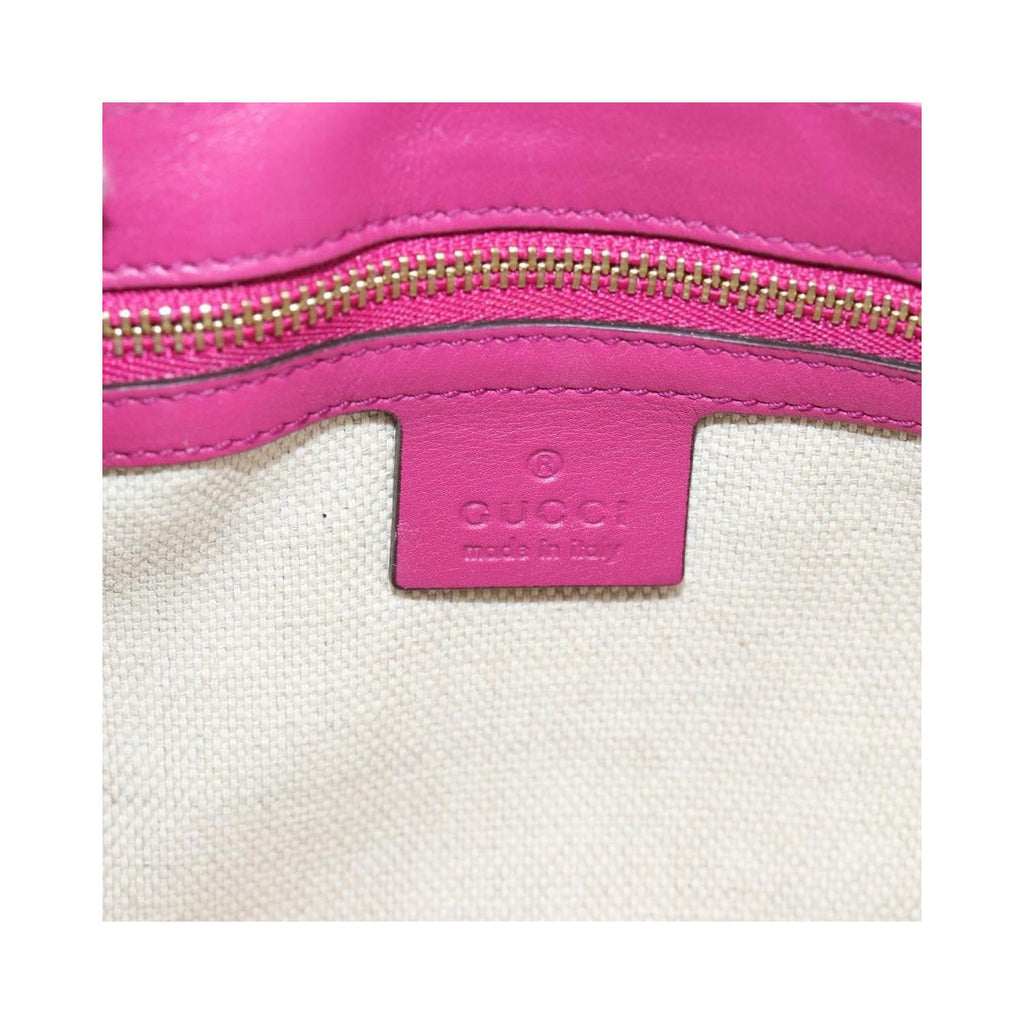 Gucci - Sac Porté Épaule Soho Chain Medium Cuir Verni - Rose