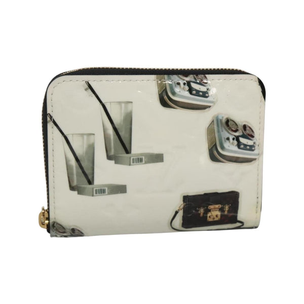 Louis Vuitton - Portefeuille Nicolas Ghesquière Zippy Cuir Verni - Blanc
