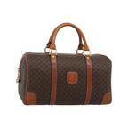 Celine - Sac À Main Vintage Macadam Boston Toile - Marron