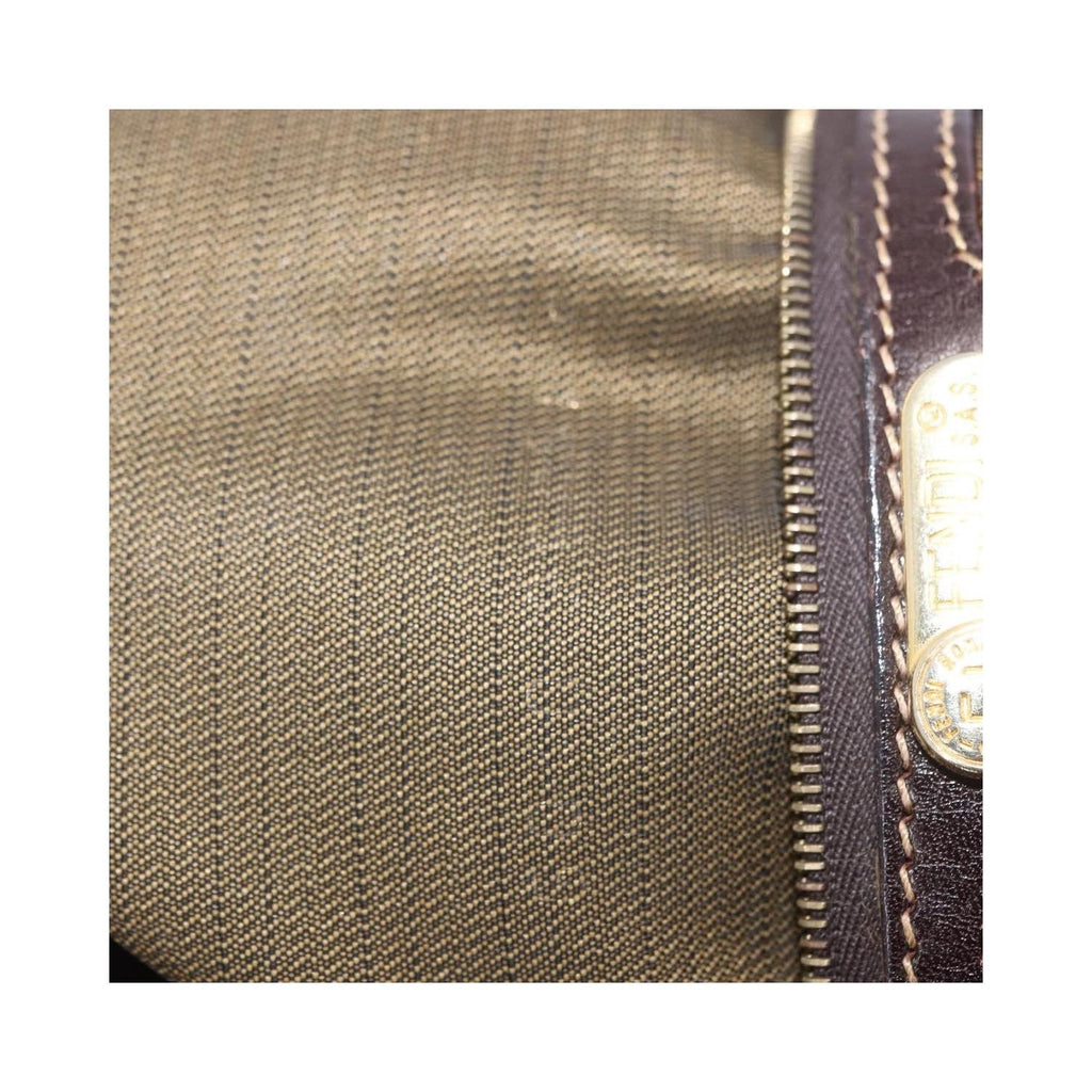 Fendi - Sac À Main Vintage Zucca Toile - Marron
