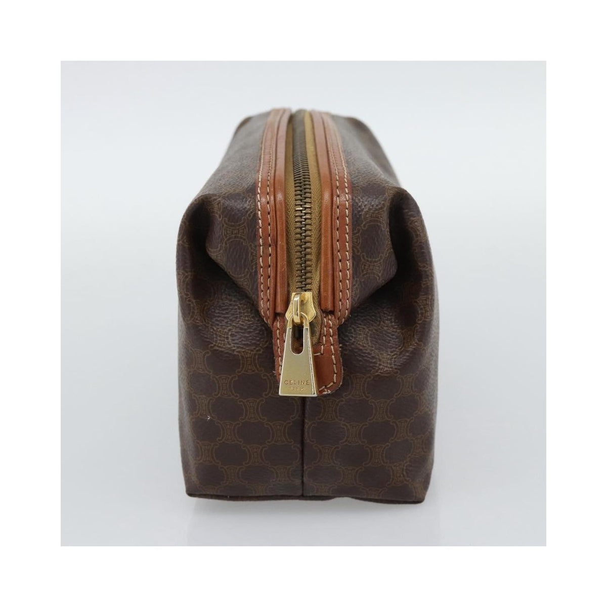 Celine - Pochette C Macadam Toile - Marron